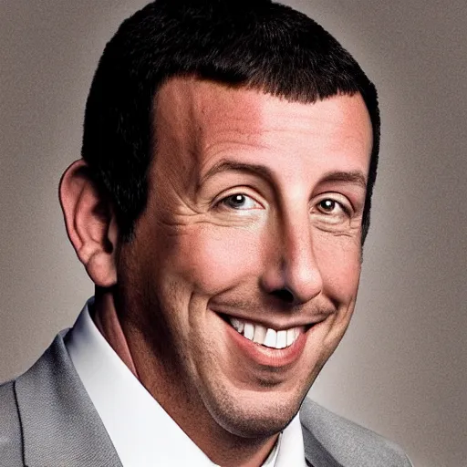 Image similar to president adam sandler, official portrait