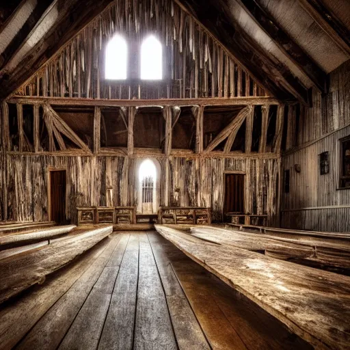 Prompt: picture of a complex cronenbergian disgusting and montruous creature inside of an old wooden church in louisiana, dark and intricate photograph