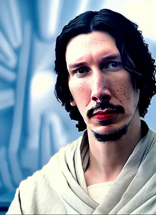 Prompt: adam driver as obi wan kenobi