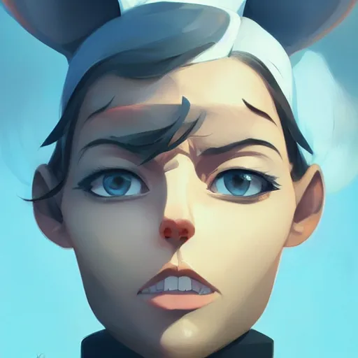 Image similar to face icon stylized minimalist mash, loftis, cory behance hd by jesper ejsing, by rhads, makoto shinkai and lois van baarle, ilya kuvshinov, rossdraws global illumination