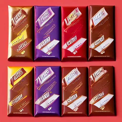 Image similar to chocolate candy bar packaging, 8 0 s style, very appealing, marketing photo