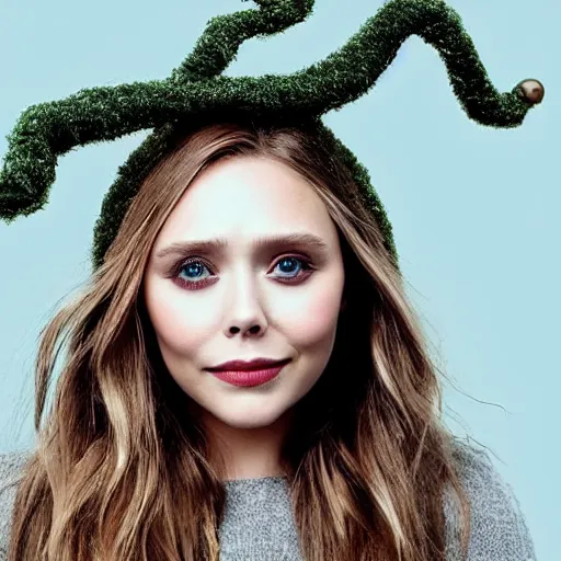 Image similar to photo of elizabeth olsen as an elf, portrait, dslr