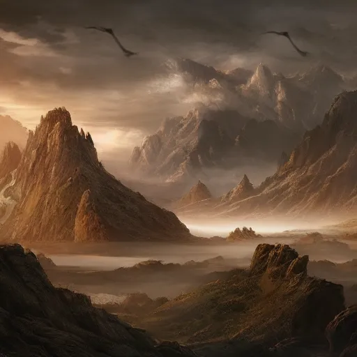 Prompt: intricate matte painting, dramatic landscape