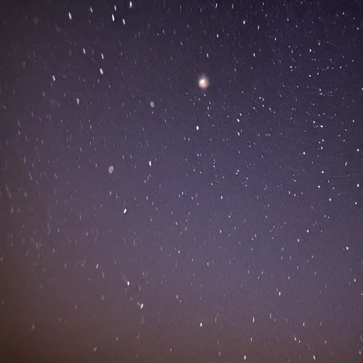 Prompt: beautiful landscape at night with andromeda galaxy clearly visible in the sky, highly detailed, sharp focus