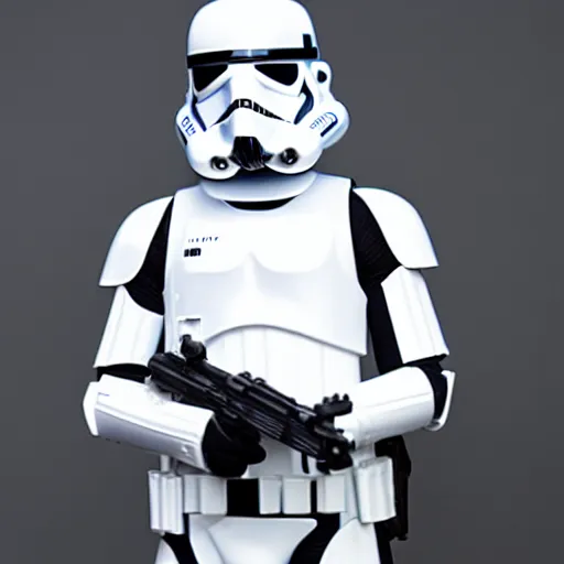 Image similar to female stormtrooper, beautiful, star wars, studio lighting, 3 0 mm lens, model,