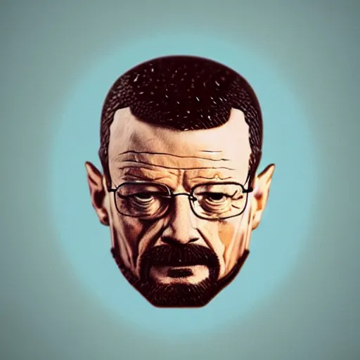 Image similar to pizza made of little walter white, unreal, render, splash, award winning photograph