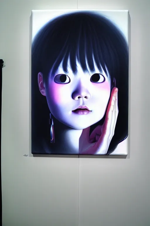 Image similar to dreams light up my life, music inspires my soul. by junji ito, hyperrealistic photorealism acrylic on canvas