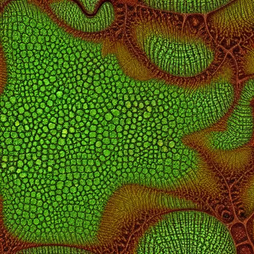 Prompt: full page, fractal, mossy, bumpy, by david normal