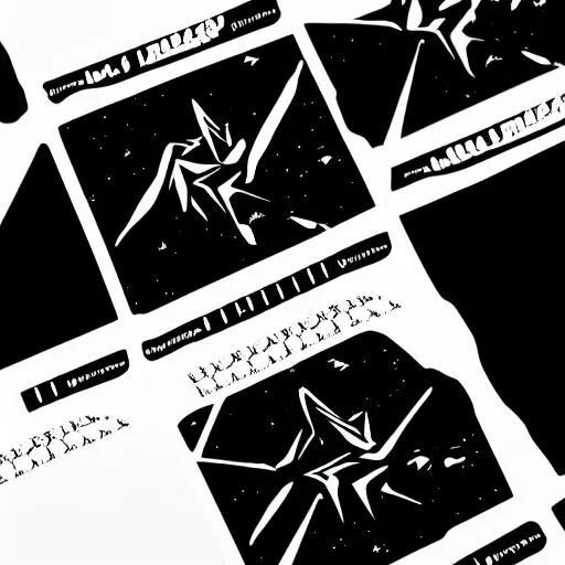 Prompt: black on white graphic design sticker sheet in style of david rudnick, eric hu, guccimaze, acid, y 2 k, 4 k sharpening,