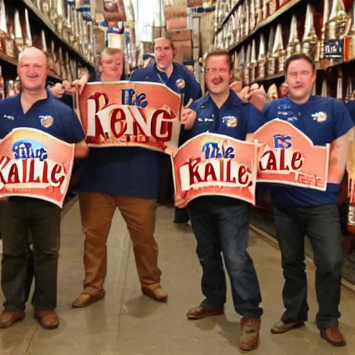 Prompt: campaign for real ale king