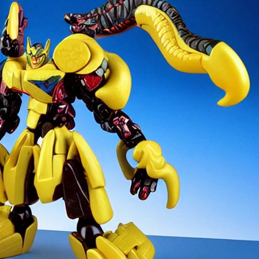 Image similar to transformers beast wars toy snake transformer