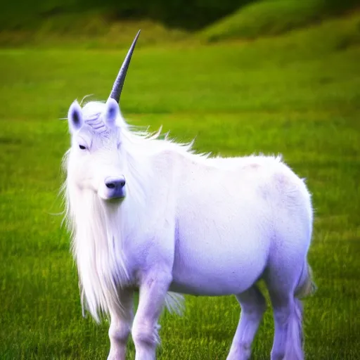 Prompt: siberian unicorn, animal photography
