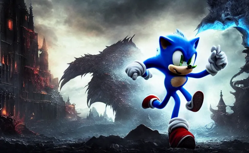 Epic Dark Sonic by JackTheKnight by JackTheKnight