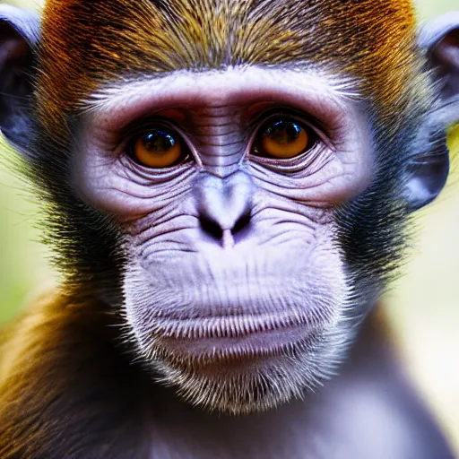 Image similar to monkey portrait