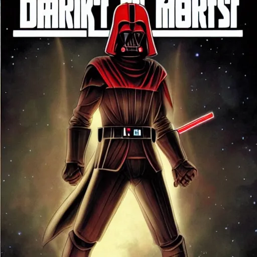 Image similar to darth revan from knights of the old republic in london, comic book, dark