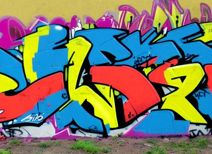 Image similar to text'petter ', graffiti writing, wildstyle, cool, hiphop, colorful