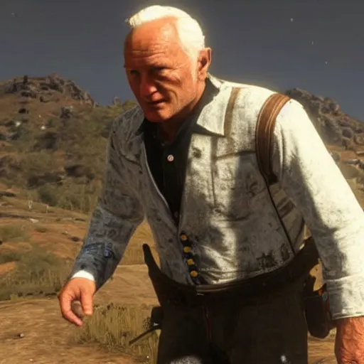 Image similar to buzz aldrin in red dead redemption 2