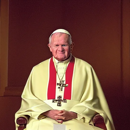 Image similar to john paul ii as simpson