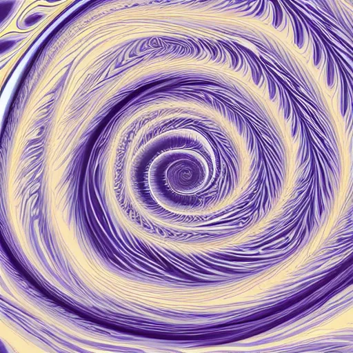 Image similar to perceptual full ramp gradient, fractal, swirling, marbling, turbulence, artstation