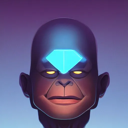 Image similar to face icon stylized minimalist the thing from another world 1 9 5 1, loftis, cory behance hd by jesper ejsing, by rhads, makoto shinkai and lois van baarle, ilya kuvshinov, rossdraws global illumination