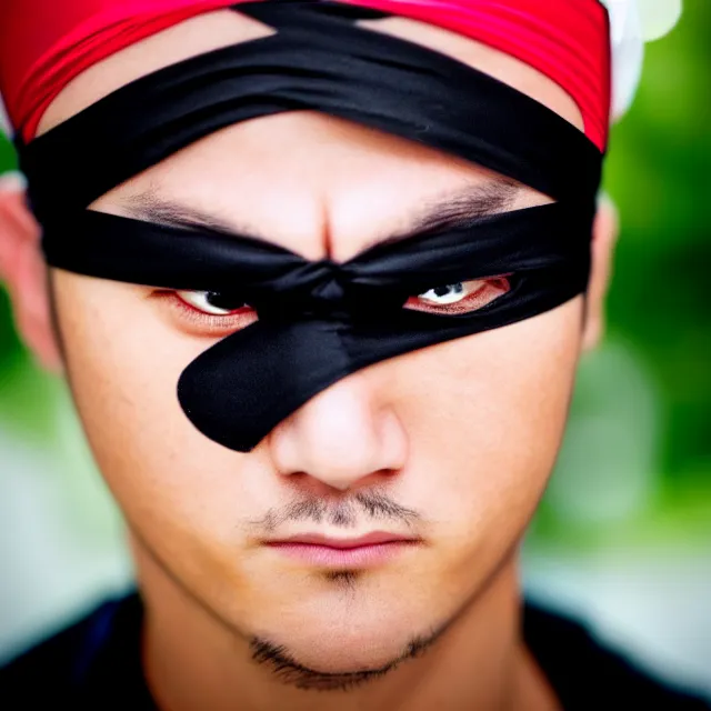 Prompt: perfectly centered close up portrait, ninja from naruto, professional portrait photography, candid photography, highly detailed