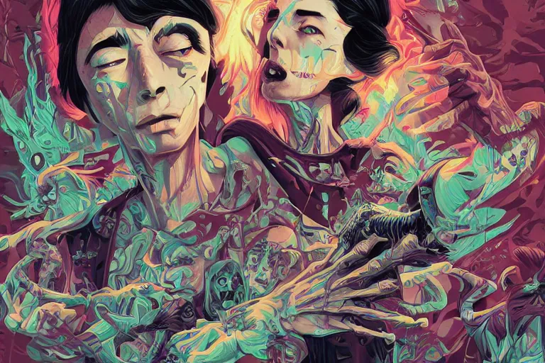 Image similar to night of the living dead, tristan eaton, victo ngai, artgerm, rhads, ross draws