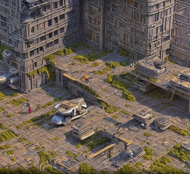 Image similar to hyperrealism photography hyperrealism concept art of highly detailed beavers builders that building highly detailed futuristic sci - fi city by wes anderson and hasui kawase and scott listfield sci - fi style hyperrealism rendered in blender and octane render volumetric natural light