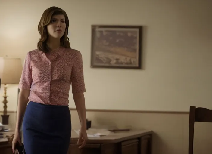 Image similar to film still of mary elizabeth winstead as kim wexler in better call saul movie, 8 k