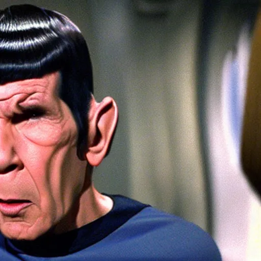 Image similar to Spock crying