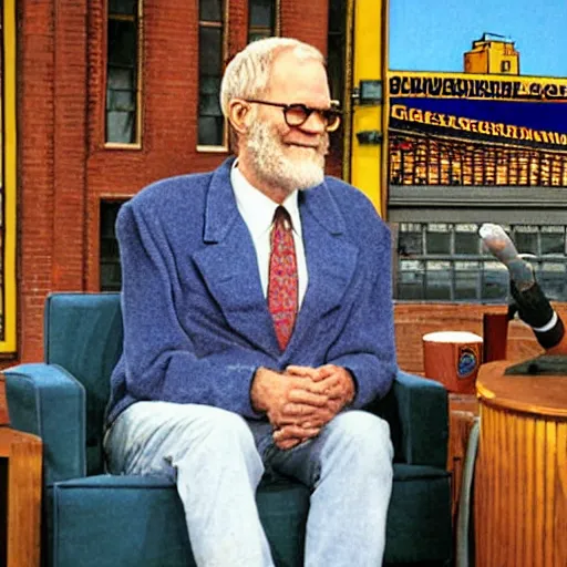 Image similar to david letterman drawn by robert crumb