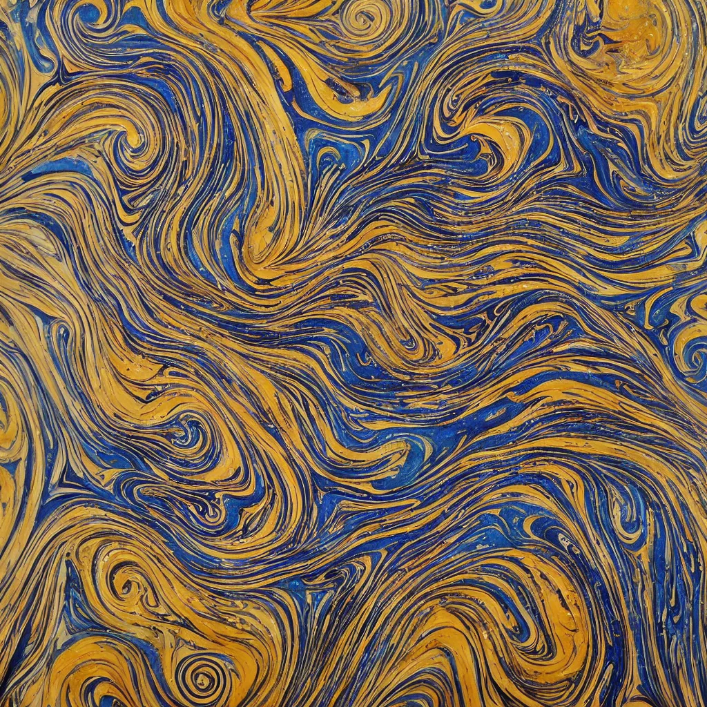 Image similar to Elaborate marble acrylic pour flow art abstract paint pouring painting, baroque motifs, swirls, kintsugi intricate roroco fractality