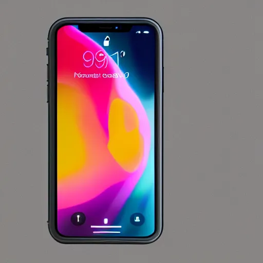 Image similar to 3d render of the new iPhone 29