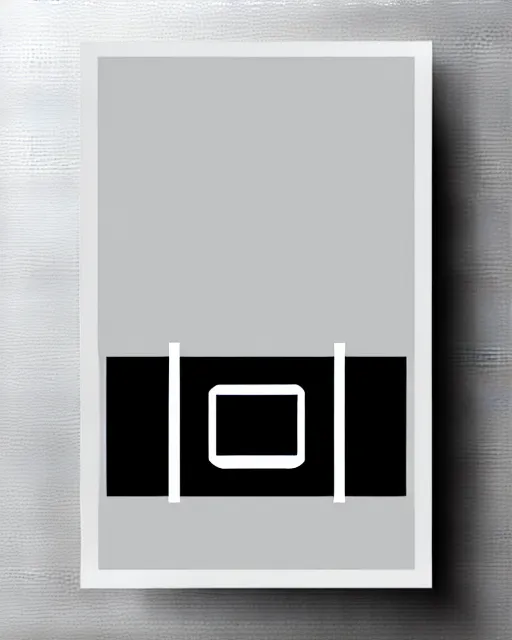 Prompt: minimalist poster of a switch