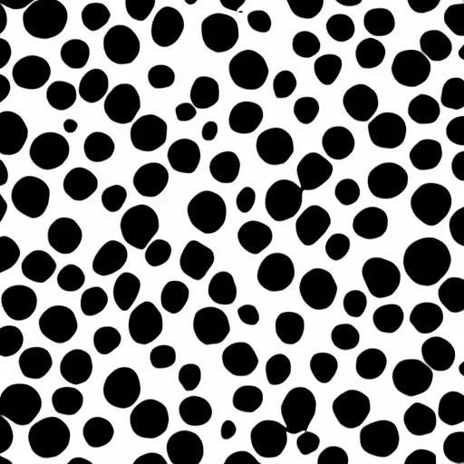 Prompt: one million black dots