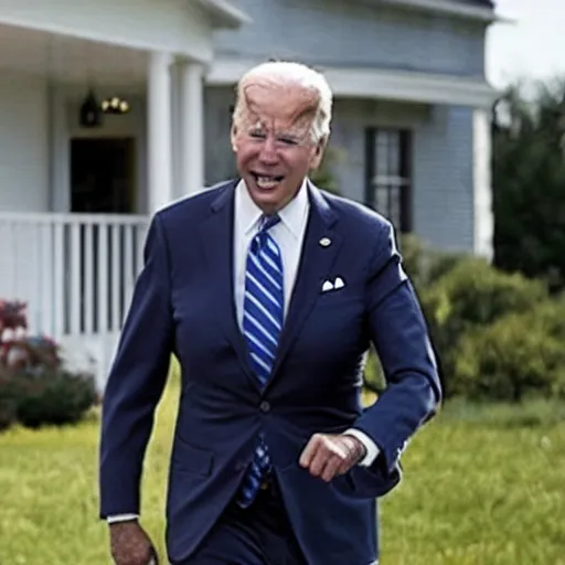 Image similar to Joe Biden as Homelander from The Boys, photo