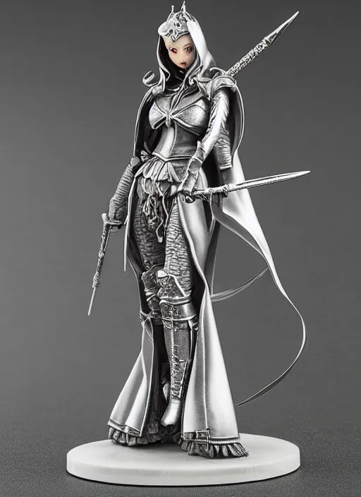 Image similar to 80mm, resin detailed model figure of Alchemy Imperial Princess knight gothic silver