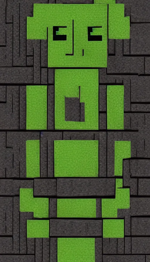 prompthunt: real life minecraft creeper full body portrait by ed