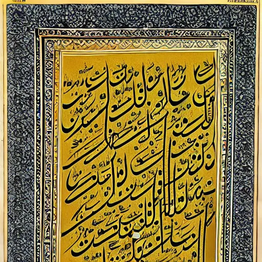 Image similar to Persian Calligraphy