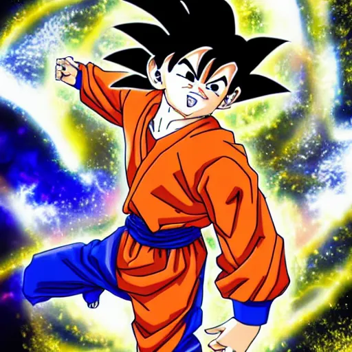 Prompt: ballin goku