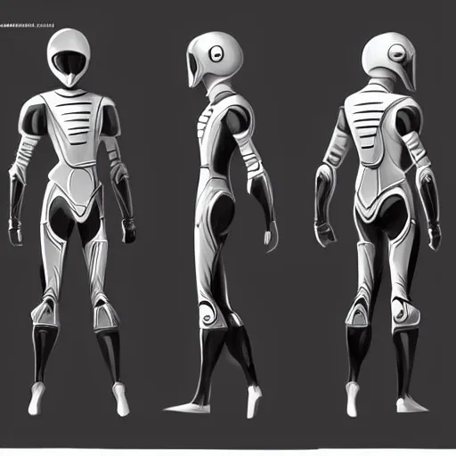 Image similar to concept art, stylized proportions, long thin legs, large shoulders, concept design, sketch, male, science fiction suit, helmet, in the style of darren bartley, trending on artstation