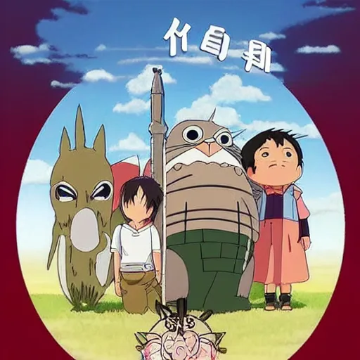 Image similar to by studio ghibli