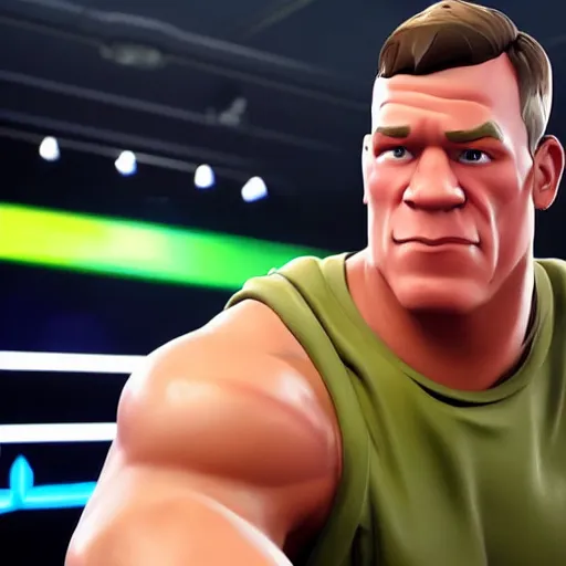 Prompt: a detailed portrait of john cena in fortnite, unreal engine 5 rendered, incredibly highly detailed and realistic, 8 k, sharp focus, studio quality