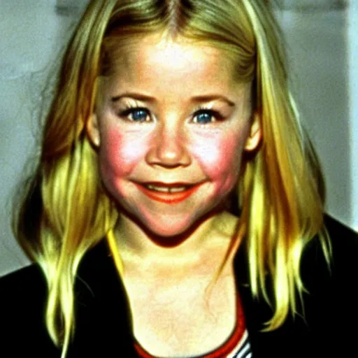 Image similar to Christina Applegate as a child