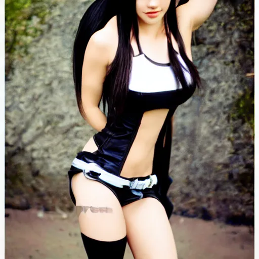 Image similar to tifa lockhart by mingchen shen