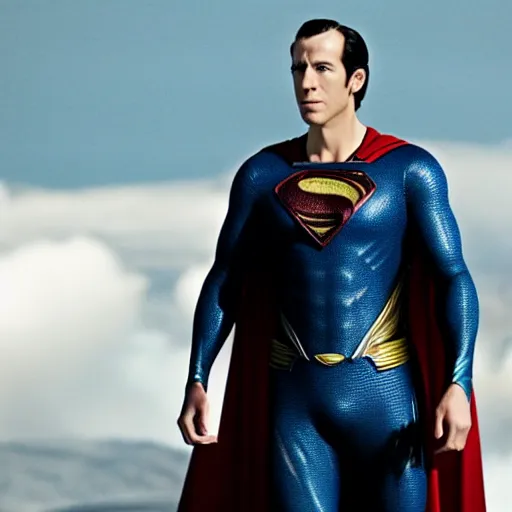 Image similar to valery giscard d'estaing as superman in man of steel ( 2 0 1 1 )
