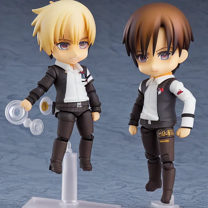 Image similar to Orban Viktor, An anime Nendoroid of Orban Viktor, figurine, detailed product photo