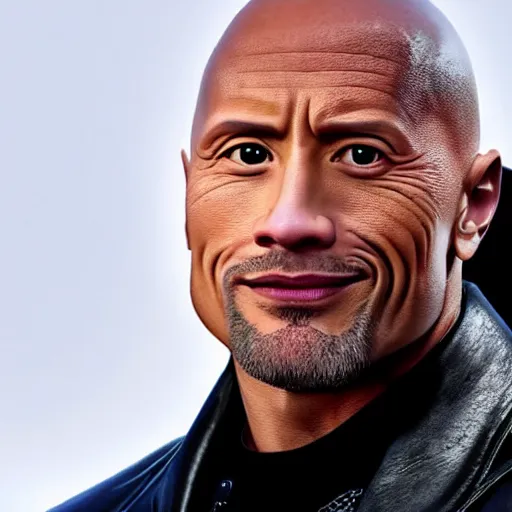 Image similar to dwayne johnson in sons of anarchy 4 k detailed