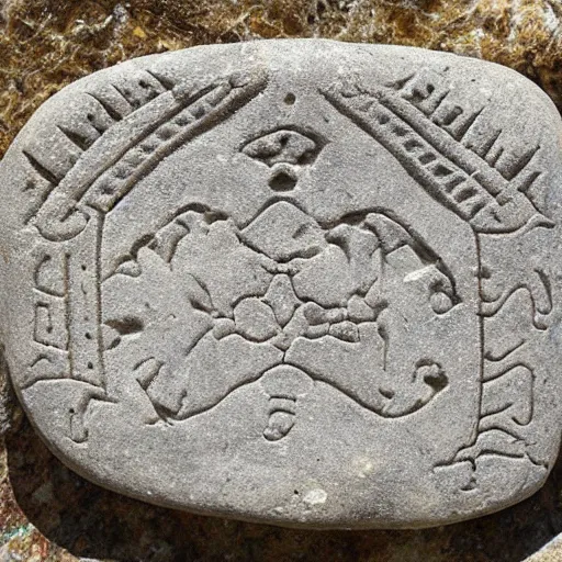 Image similar to ancient engraved stone