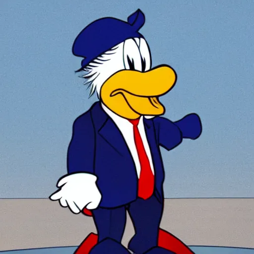 Image similar to donald trump and donald duck