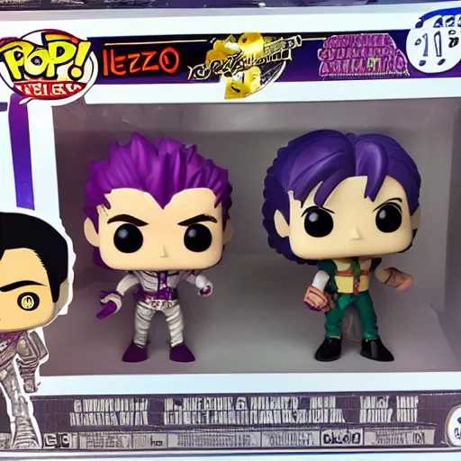 Image similar to jojos bizarre adventure, funko pop